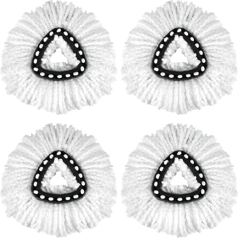 4 Pack EasyWring Spin Mop Refill - Mop Replacement Head,Microfiber Spin Mop Refills, Mop Easy Cleaning Floor Head Mop,Mops Head for Floor Cleaning