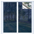 RTTECH Window Film Privacy One Way Mirror Window Tint for Home Sun UV Blocking Heat Control Daytime Privacy Solar Film Static Cling for Residential Office 35.6x78.7 Inches Blue-Silver