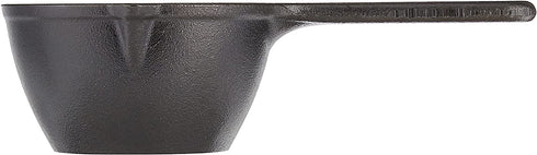 Lodge Cast Iron Silicone Brush Melting Pot, 15.2 oz, Black