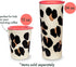 Kate Spade New York Insulated Stainless Steel Tumbler, Leopard Print 24 Ounce Double Wall Travel Cup with Lid, Forest Feline