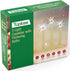 Tupkee Christmas Candolier Window Candles with Flickering Bulbs 3-Lights Indoor -Flameless Electric Window Candles Candelabra