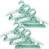 30 Pack Kids Hangers,Childrens Durable Plastic Infant Hangers for Kids Clothes,Non-Slip Baby Clothes Hangers,Extensible Toddler Hangers for Laundry and Closet (Green)