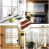 AIZESI 2pcs Tension Rod Wood Tension Curtain Rod 28 To 48 Inches Small Expandable Spring Loaded Curtain Tension Rods Adjustable Expandable Pressure Curtain Tension Rods For Kitchen, bathroom,cupboard
