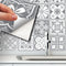 WALPLUS 24pcs 6" Grey Peel and Stick Tile Stickers Vinyl Backsplash Tile Paint Removable Waterproof Self-Adhesive Decals Vinyl Home Kitchen Bathroom Spring Easter Decoration (Purbeck Stone)
