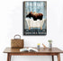 Moose Wall Art on Canvas Abstract Canvas Wall Art for Living Room Bedroom Wall Decor Modern Artwork for Home Decorations 16x24inch(40x60cm)