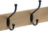 Amazon Basics Wall-Mounted Farmhouse Coat Rack, 5 Standard Hooks, Barnwood
