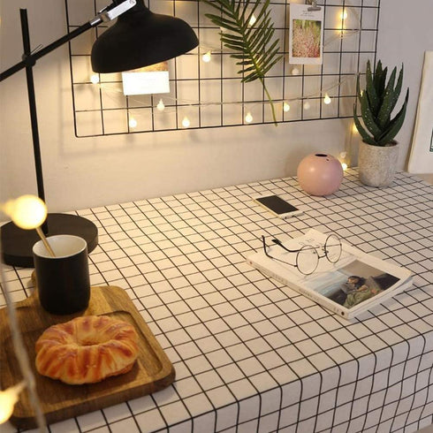 Table Clothes for Rectangle Tables,DITAO Outdoor Dining Tablecloth,Picnic Table Cover Easy Clean,for Wedding,Banquet,Restaurant