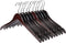 Nature Smile Solid Gugertree Wood Shirt and Dress Hangers with Notches with Anti-Rust Chrome Hook Pack of 10 (Walnut)