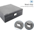 ProCase Jewelry Box Organizer for Women Girls, Two Layer Jewelry Display Storage Holder Case for Necklace Earrings Bracelets Rings Watches -Grey
