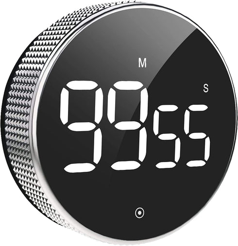 Kitchen Timer, Magnetic Countdown LED Digital Timer?Twist One Button Operation for Teacher Kids and Elderly,for Classroom Home Work Fitness