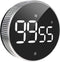 Kitchen Timer, Magnetic Countdown LED Digital Timer?Twist One Button Operation for Teacher Kids and Elderly,for Classroom Home Work Fitness