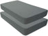 BlueSnail Waterproof Crib Fitted Sheets, Crib Mattress Protector for Standard Crib and Toddler Mattresses(2 Pack,Heather Gray)€¦