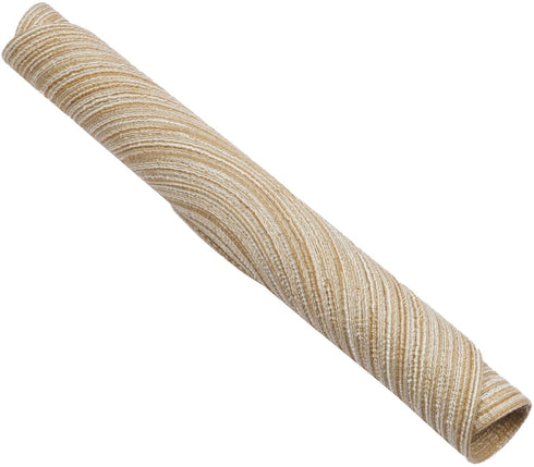 SHACOS Round Braided Placemats Set of 8 Round Table Mats for Dining Tables (Beige, 8)