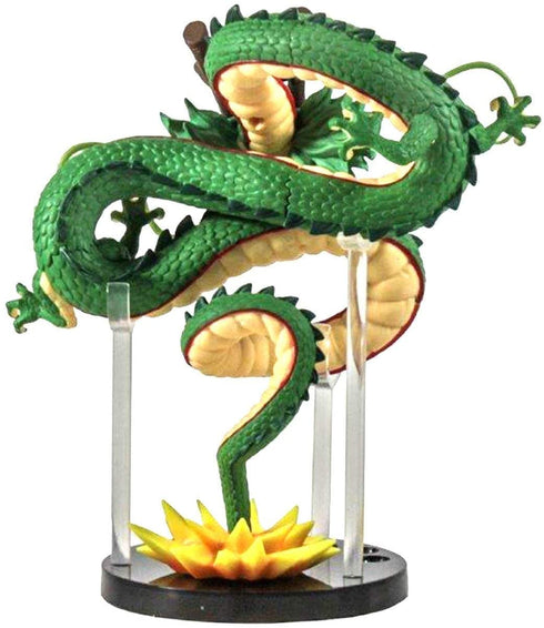UMIKAkitchen Resin Shenron Figure Shenlong Statue Set + 3.5cm Crystal Balls + Shelf with Gift Box for Business Halloween Christmas Holiday and Birthday Home Decoration