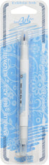 Renshaw Baby Blue Rainbow Dust Edible Marker, Food Colouring Felt Tip Pen, Thick and Thin Nib for Writing and Drawing Cake Decorations