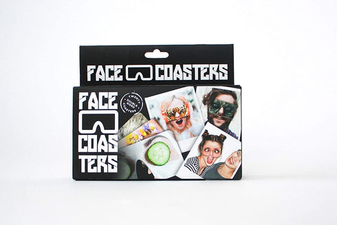Gift Republic Face Coasters, Medium, MULTI