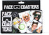 Gift Republic Face Coasters, Medium, MULTI