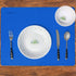Silicone Baking Mats for Dough Rolling Pastry Fondant Mat Large Nonstick and Nonslip, Countertop Protector, Dining Table Mat and Placemat 20'' by 16''(Blue 2 Pack)