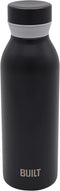 BUILT Cascade Water Bottle, 18 ounces, Black