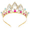 Tiaras for Girls KICOSY Birthday Rapunzel Crown Pearl Rhinestone Tiara Handband Women Princess Crowns for Kids Weeding Flower Girls Cosplay Halloween Performance Costumes Hair Accessories