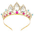 Tiaras for Girls KICOSY Birthday Rapunzel Crown Pearl Rhinestone Tiara Handband Women Princess Crowns for Kids Weeding Flower Girls Cosplay Halloween Performance Costumes Hair Accessories