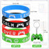 60 Pieces Video Game Party Favors Set Includes 20 Video Game Bracelets Wristbands, 24 Video Game Stampers, 16 Game Handle Keychains for Video Game Party Supplies Birthday
