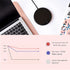 HAOY Coffee warming Mug, Electric Coffee Warmer for Desk Use Beverage Cup Candle Wax Heater Plate Touch Control Cups Mug Hot Thermostat Heating Coffee, Beverage, Milk, Tea and Hot