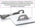 Refrigerator Door Lock with Padlock - White