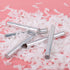 Battife White Confetti Wands 10Pack Tissue Confetti Sticks for Wedding Party Celebrations, Anniversary, Birthday, 7.8inch