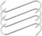 10" Meat Hooks,8mm Heavy Duty S-Hooks HONSHEN Stainless Steel Meat Processing Butcher Hook 4Pack