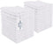 24-Pack White Washcloths - 100% Ringspun Cotton Face Cloths with Double Stitched Side Hem - Multi-Purpose Wash Rags, Bathroom Towel, Kitchen Towel, and Gym Towel - Machine Washable