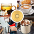 Simtive Teapot Warmer, Brushed Stainless Steel Tea Warmer with Tealight Holder, Gold