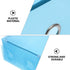 VOSAREA 2pcs Shoe Storage Box Clear Plastic Shoes Stacking Drawer Stackable Book Sundries Bins Under Bed Organizer for Men Women Shoes Sneaker Books Toys Blue