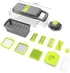 Vegetable Chopper - Time-and Labor-Saving Food Chopper - Pro Onion Chopper Vegetable Cutter and Dicers ?12 in 1 Multifunctional Veggie Chopper?Container for Salad Potato Carrot Garlic
