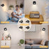 Koopala LED Wall Mounted Reading Lights, Wall Sconce?with USB Charging Port 3 Brightness Levels Rechargeable Battery 360°Rotate Magnetic Ball Dimmable Touch Control, Lamps for Kid Study Bedside-1Pack
