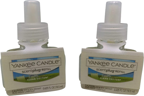Yankee Candle Clean Cotton ScentPlug Refill 2-Pack