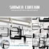 Black and White Shower Curtain Modern Black Geometric Shower Curtain Abstract Fabric Shower Curtain for Bathroom Decorative Waterproof with 12 Hooks, 72 x 72 Inches