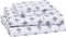 Amazon Basics Lightweight Super Soft Easy Care Microfiber Bed Sheet Set with 14? Deep Pockets - King, Blue Gray Medallion