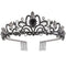 COCIDE Tiara Crowns Crystal Headband Princess Rhinestone Crown with Combs Bride Headbands Bridal Wedding Prom Birthday Party Hair Accessories Jewelry for Women and Girls (L BLACK)