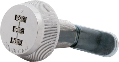 FJM Security Combi-Cam 7850R-XL Combination Cam Lock, 1-3/8" Chrome Finish