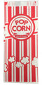 Carnival Style Paper Popcorn Bags, 50 1oz bags, Red & White Striped, Movie Theater Popcorn Bags