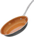Gotham Steel 9.5? Frying Pan, Nonstick Copper Frying Pans with Durable Ceramic Coating, Nonstick Frying Pans, Nonstick Skillet, Copper Pans Nonstick, Egg Pan, Omelet Pan Cookware 100% PFOA Free