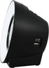 La Crosse Technology C83117-INT Color Mood Light Desk Clock with 5 Soothing Nature Sounds and USB Port, Black