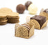 Truffilio Square Truffle Cups - Pack of 30 (30 Small, Gold)
