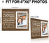 50th Wedding Anniversary Picture Frame - 50th Anniversary Couple, Husband, Wife, Golden Anniversary 50 Year Gifts, 4 x 6 Inch Photo