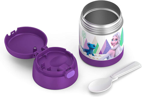 THERMOS FUNTAINER 10 Ounce Stainless Steel Vacuum Insulated Kids Food Jar, Frozen 2
