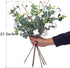 6pcs 23.5" Cotton Stems 4 Cotton Heads with Eucalyptus Leaves for Home Farmhouse Style Floral Decoration