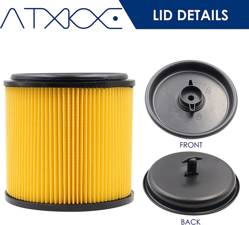 VCFS Replacement Filter for Vacmaster Standard Cartidge Filter & Retainer