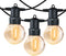 LED Outdoor String Lights, Outdoor Patio Lights, Shineled Waterproof IP64 Commercial Connectable Porch Lights with 12 G40 Globe Plastic Bulbs (2 Spare) for Patio, Backyard, Garden, Bistro, Café (25FT)