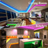 19.68Ft/6m LED Strip Lights?Micomlan Music Sync Color Changing RGB LED Strip Built-in Mic, Bluetooth APP Controlled LED Lights Rope Lights, 5050 RGB LED Light Strip(APP+Remote+Mic+Music )